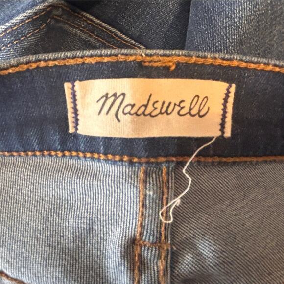 Madewell Jeans 10" High Rise Skinny Size 25S Slim Fit Stretch Medium Wash Denim - Picture 6 of 6